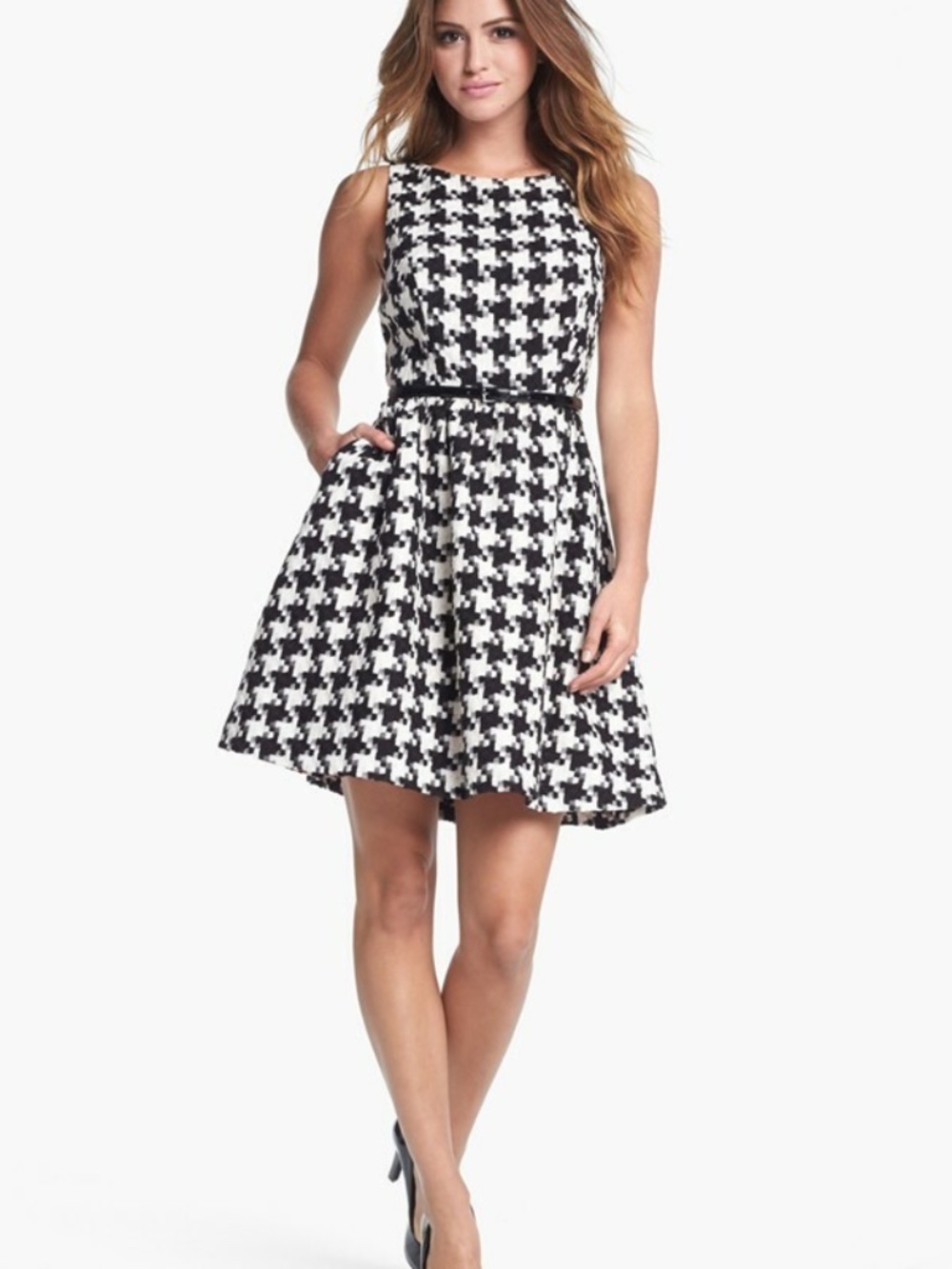 Like New Jessica Simpson Houndstooth Dress - Size 6